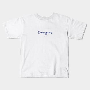 tom yum - Thai blue - Flag color Kids T-Shirt